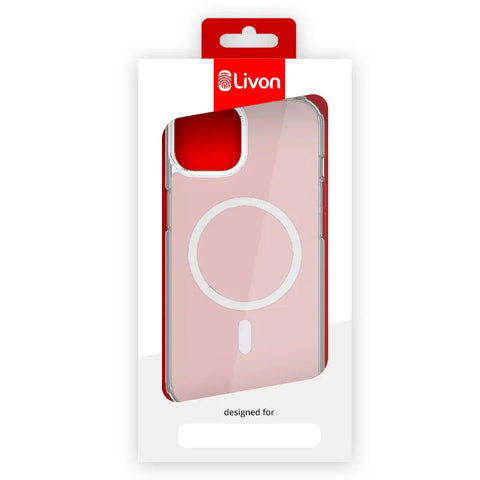 Livon iPhone 14 Pro MagShield - hoesje voor Magsafe Transparant