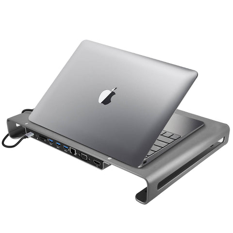 Swissten 10-in-1 geïntegreerde USB-C-hub - voor Macbook / laptop