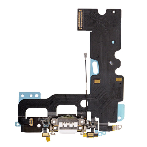 Apple iPhone 7 Charge Connector Flexkabel met Microfoonmodule Wit