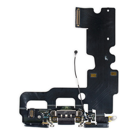 Apple iPhone 7 Charge Connector Flexkabel met Microfoonmodule Zwart