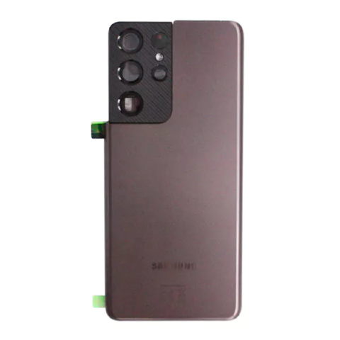 Samsung SM-G998B Galaxy S21 Ultra Achtercover - Bruin