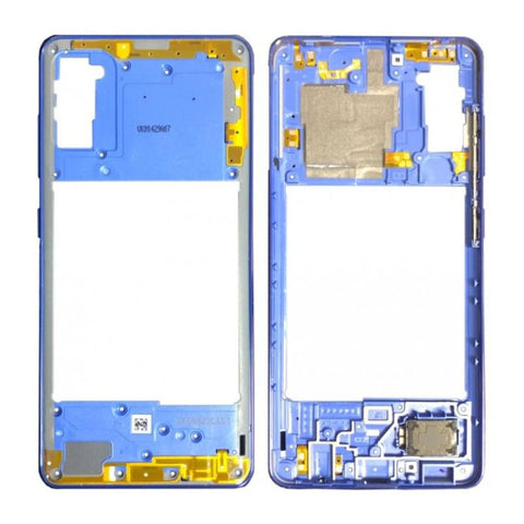 Samsung SM-A415F Galaxy A41 Midframe - GH98-45511D - Blauw