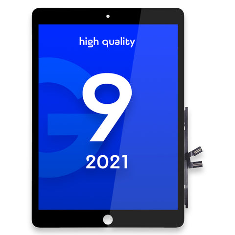 Apple iPad 9 (10.2) - 2021 touchscreen/digitizer - Hoge kwaliteit - Zwart
