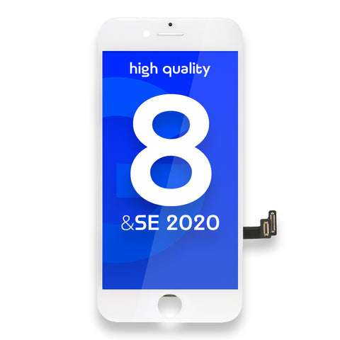 Apple iPhone 8/iPhone SE (2020)/iPhone SE (2022) LCD-scherm + touchscreen - Hoge kwaliteit - Wit
