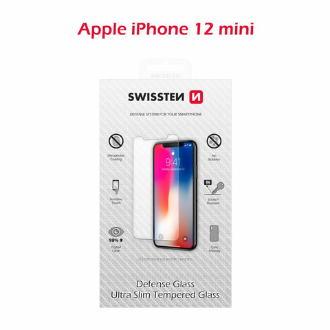 Swissten iPhone 12 Mini gehard glas - 9H / 2.5D