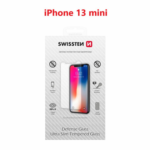 Swissten iPhone 13 Mini gehard glas - 9H / 2.5D