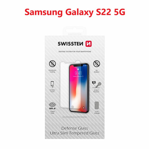 Swissten SM-S901B Galaxy S22 gehard glas - 9H / 2.5D