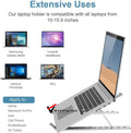 Swissten Foldable Aluminum Stand For Laptop / Notebook Tablet Laptops