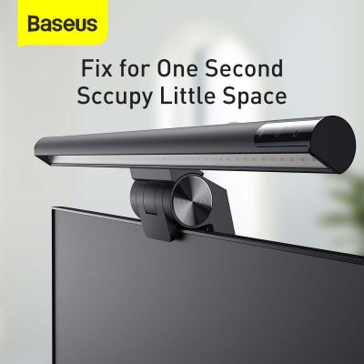 Baseus Home i-wok Serie USB Traploos Dimbaar Scherm Hanglamp 5W (Jeugd) 2800K/4000K/5500K Zwart