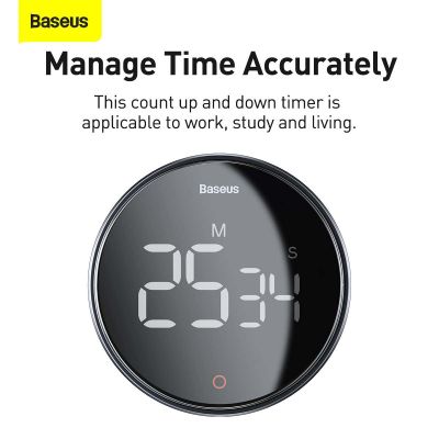 Baseus Home Heyo Pro Rotatie Countdown Timer Donkergrijs
