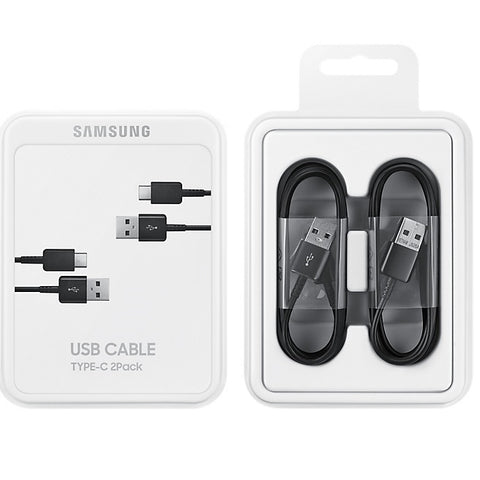 Samsung USB-kabel - Type-C 2 stuks 1,5 m - Zwart - EP-DG930MBEGWW