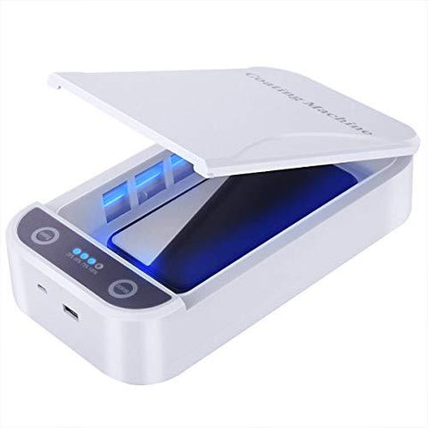 Draagbare UV-lichtsterilisatorbox voor het reinigen van smartphones