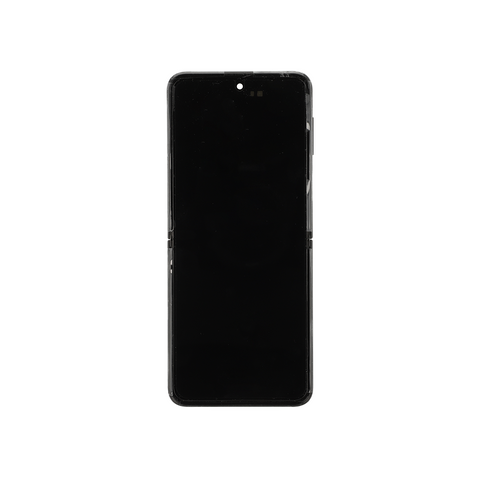 Samsung SM-F711B Galaxy Z Flip 3 LCD Display + Touchscreen + Frame - OEM Quality - Full Size Image - Black