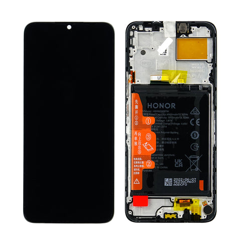Huawei Honor X8 5G (VNE-N41) LCD Display + Touchscreen + Frame - 0235ADAK - Midnight Black