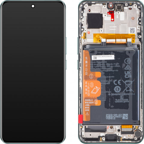 Huawei Honor 90 (REA-AN00) LCD Display + Touchscreen + Frame - 0235AGDP - Green