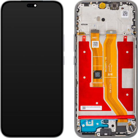 Huawei Honor 400 Lite 5G (ABR-NX1/ABR-N31C1) LCD Display + Touchscreen + Frame - 0235ANTG - Grey