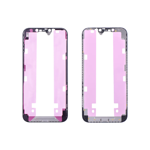 Apple iPhone 12 Pro Max LCD Frame - Repart - with Front Bezel and OCA Glue - Black