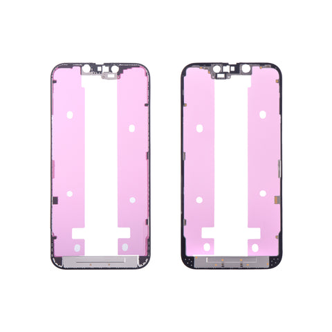 Apple iPhone 15 Plus LCD Frame - Repart - Front Bezel with Glue  - 10 PCS - Black