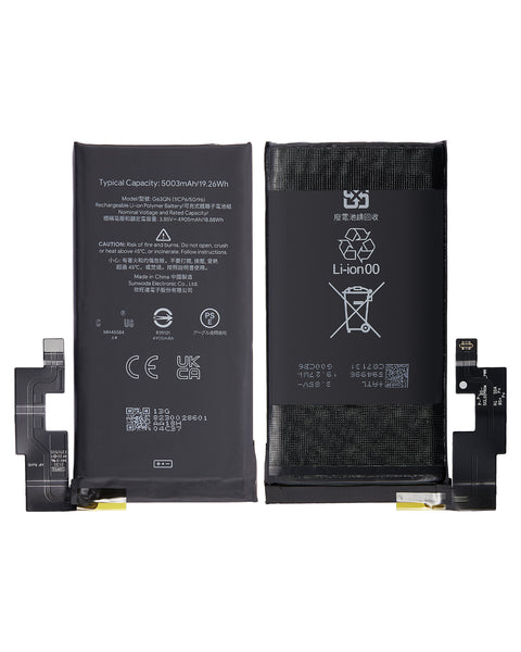 Google Pixel 6 Pro (GLUOG, G8VOU) Battery - G63QN - 4905mAh