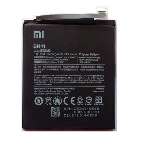 Xiaomi Redmi Note 4 (2016050) Battery - BN41 4000 mAh