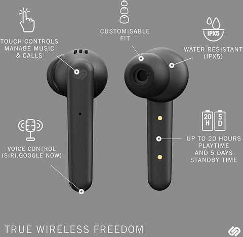 Urbanista Paris Wireless Earphones - Black