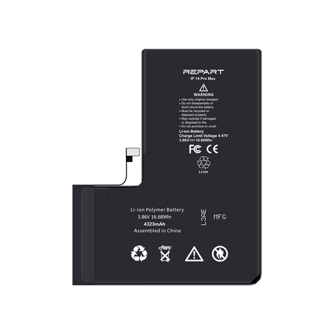 Apple iPhone 14 Pro Max Battery - Repart - 4323 mAh