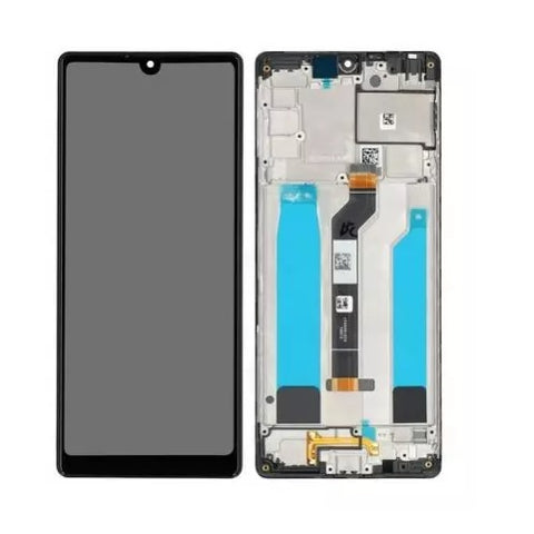Sony Xperia L4 (XQ-AD51) LCD Display + Touchscreen + Frame - A5019463A - Black