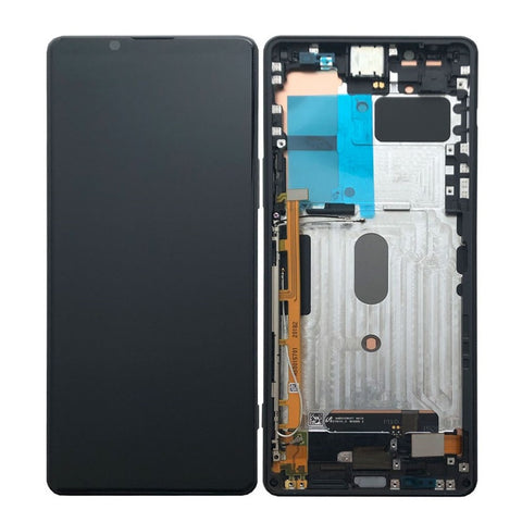 Sony Xperia 1 II (XQ-AT52) LCD Display + Touchscreen + Frame - A5019821A - Black