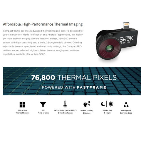 Seek (LQ-AAA) CompactPRO Thermal Camera for iPhone