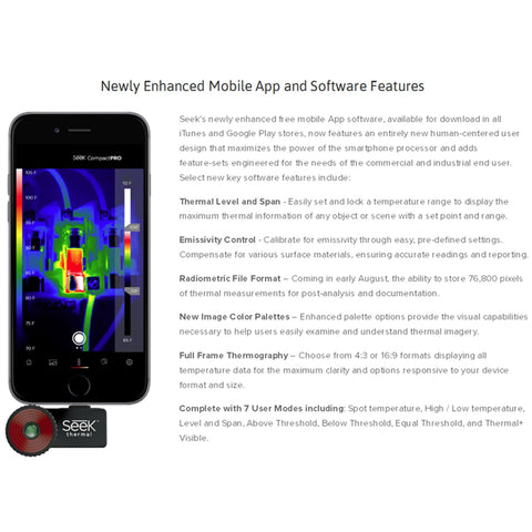 Seek (LQ-AAA) CompactPRO Thermal Camera for iPhone