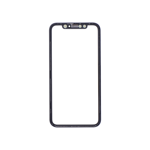 Apple iPhone 11 Glass - Repart - with Front Bezel and OCA Glue  - 10 PCS - Black