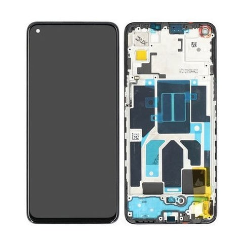 OnePlus Nord CE 5G (EB2101) LCD Display + Touchscreen + Frame - 2011100302/4907282 - Black