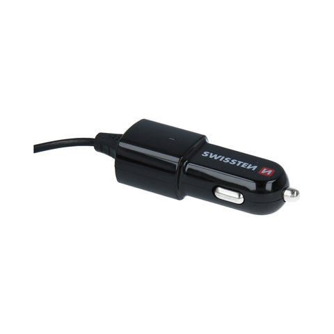 Swissten Micro USB 1A Car Charger - 20111100 - Black