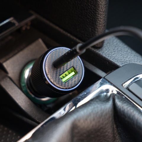 Swissten Dual USB-C & USB-A Car Charger (38W)  (38W) - 20111902 - Black