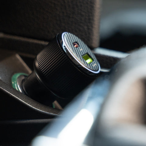 Swissten Dual USB-C & USB-A Car Charger (38W)  - 20111908 - With USB-C Cable - Black