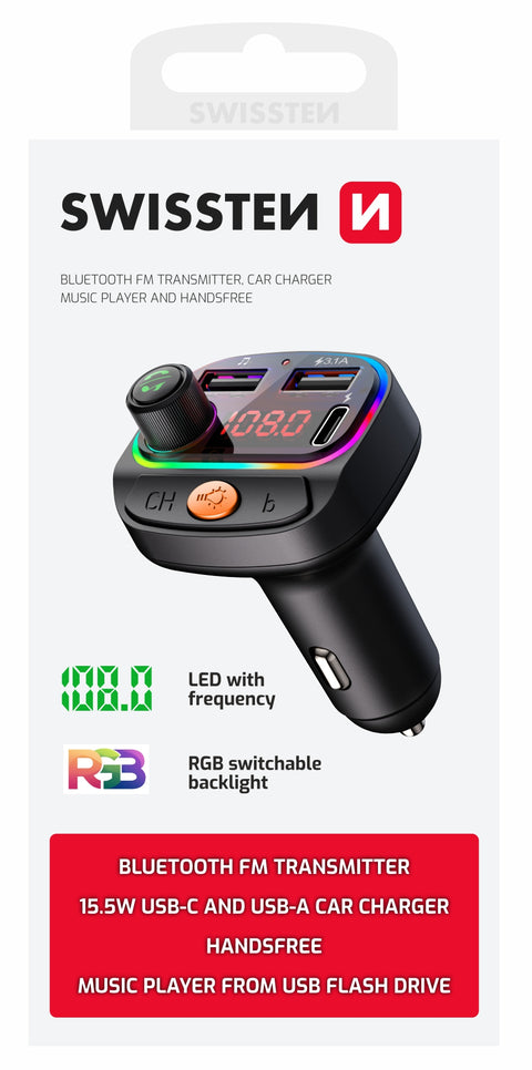Swissten RGB FM Transmitter - 20114031