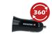 Swissten 2.4A Dual Port Car Charger - 20110908 + Type-C USB Cable - Black