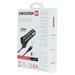 Swissten 2.4A Car Charger - 20111000 + Micro USB Cable - Black