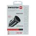 Swissten 2.4A Power Delivery (36W) Car Charger - 20111740 - With USB-A & USB-C Port - Silver