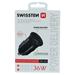 Swissten 2.4A Power Delivery (36W) Car Charger - 20111760 - With USB-A & USB-C Port - Black
