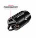 Swissten Power Delivery Car Adapter (30W) - 20111770 - With USB-A & USB-C Port