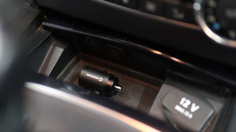 Swissten Power Delivery Car Adapter (30W) - 20111770 - With USB-A & USB-C Port