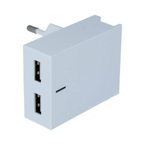 Swissten 3A Dual Travel Charger - 22032000 - White