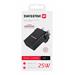 Swissten USB-C UK Travel Charger (25W) - 22045300 - Black