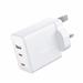 Swissten USB-C UK Travel Charger (70W) - 22045500 - White