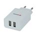 Swissten 2.1A Dual Port Travel Charger (10.5W) - 22051000 + Micro USB Cable - White