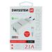 Swissten 2.1A Dual Port Travel Charger (10.5W) - 22051000 + Micro USB Cable - White