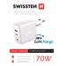Swissten USB-C Travel Charger (70W) - 22054100 - White