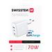 Swissten USB-C Travel Charger (70W) - 22054100 - White