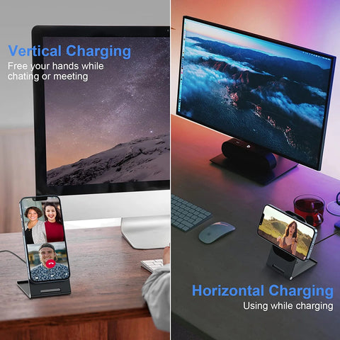 Swissten Magsafe Wireless Charging Stand - 22055518 - Black